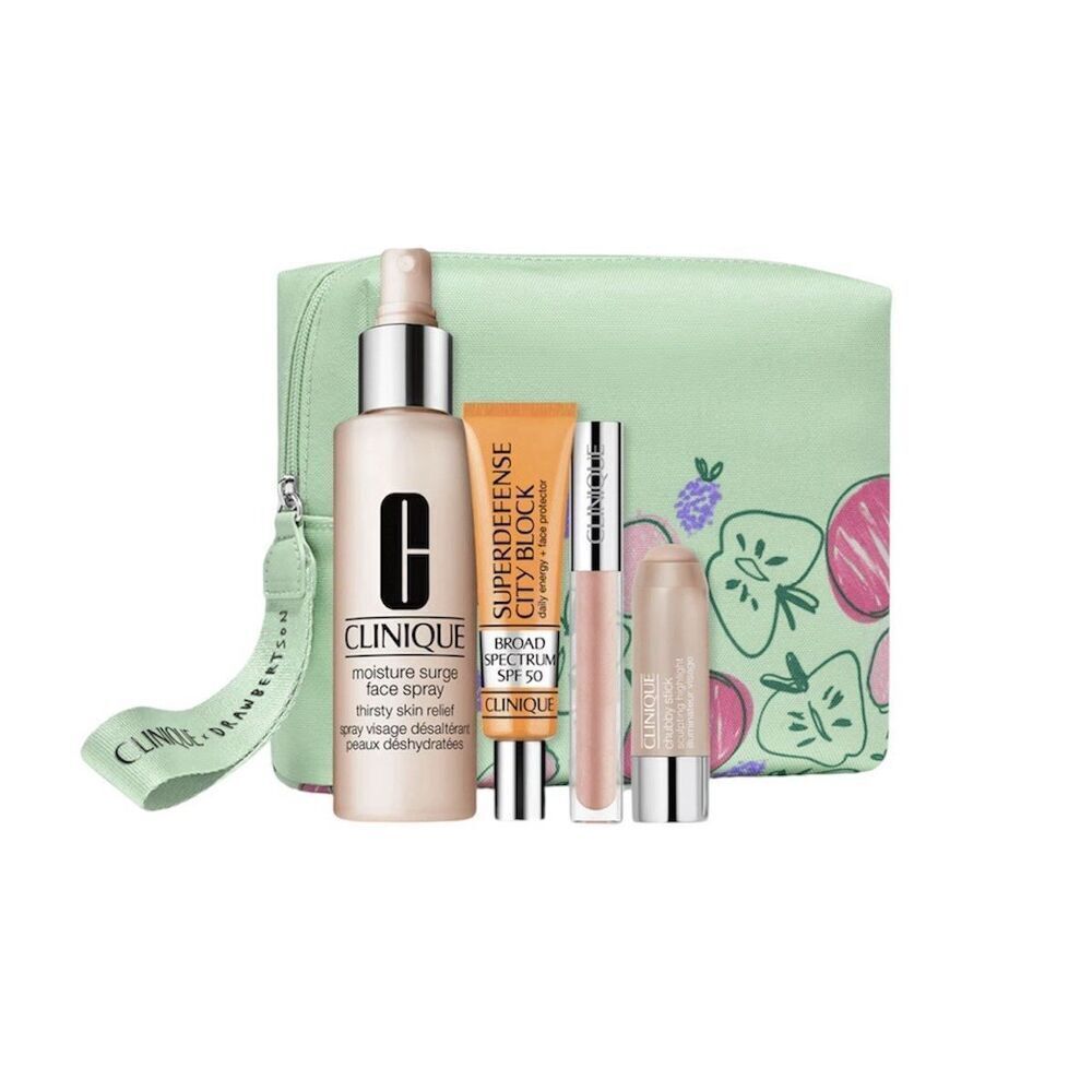 NEW for SPRING 2025 CLINIQUE Sunny Day Staples 5 Piece Skin Care & Makeup Set
